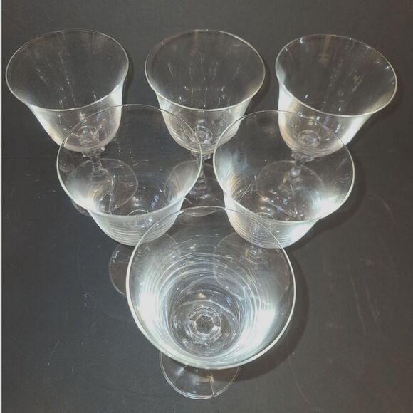Royal Bavarian Crystal hand Cut Stems Water Wine Goblets with Box 6ct. 1980's‎ - Picture 5 of 11